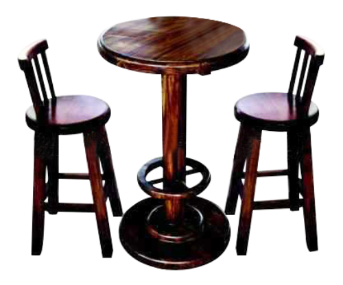 專業(yè)定做優(yōu)質(zhì)炭化實木仿古酒吧桌 