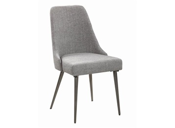 餐廳歐式布藝軟包休閑簡約靠背椅