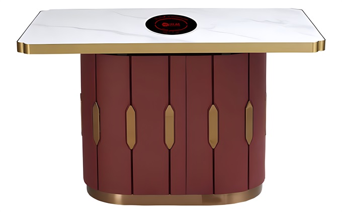 時尚輕奢大理石火鍋餐桌