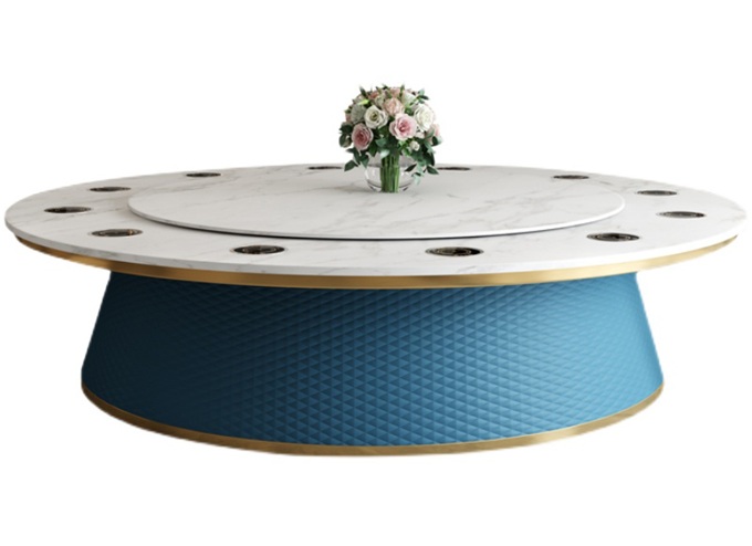 大理石電動(dòng)餐桌一人一鍋小火鍋?zhàn)? data-bd-imgshare-binded=