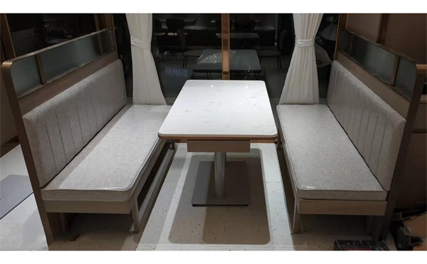 中餐廳休閑簡約大理石餐桌_深圳茶餐桌定做