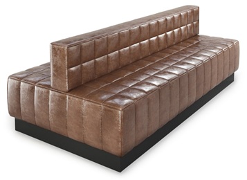 商務(wù)會(huì)所歐式古典pu皮雙面卡座沙發(fā)