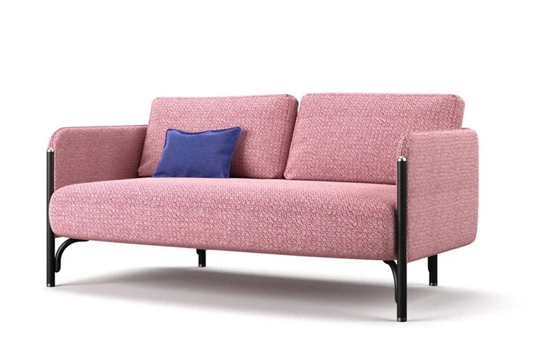 酒店會(huì)所現(xiàn)代簡(jiǎn)約風(fēng)棉麻布藝沙發(fā)