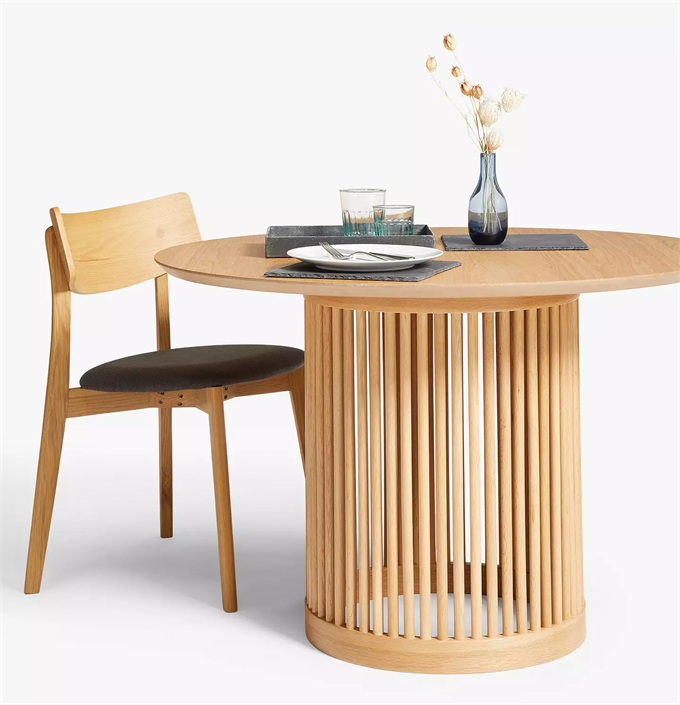 新中式會(huì)所田園風(fēng)格實(shí)木桌子家具