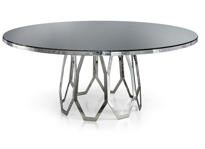 酒店會(huì)所現(xiàn)代不銹鋼簡(jiǎn)約桌子