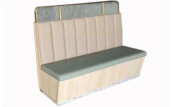 簡約田園風火鍋店實木卡座沙發生產廠家