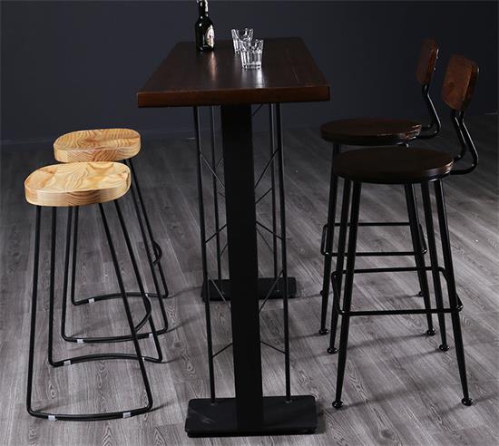 復(fù)古工業(yè)風(fēng)鐵藝個性酒吧桌
