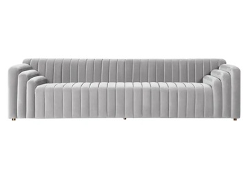 美式輕奢酒吧純灰色個性休閑沙發