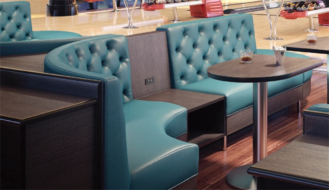 可定制簡結(jié)實木圓形酒吧臺 碳燒酒吧臺 