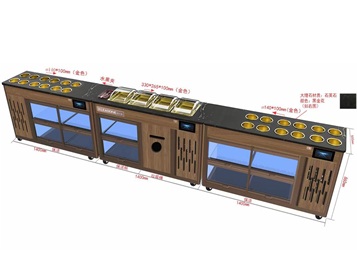 鶴院兒智能醬料臺多功能調料臺火鍋調料臺消毒