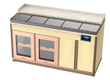 火鍋店冷藏保鮮水果調(diào)料臺