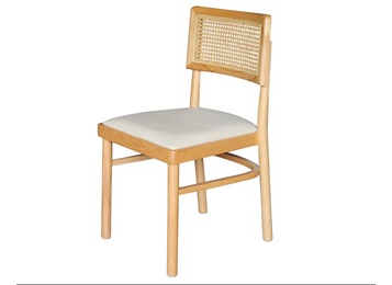 經(jīng)典木質編藤咖啡廳餐椅