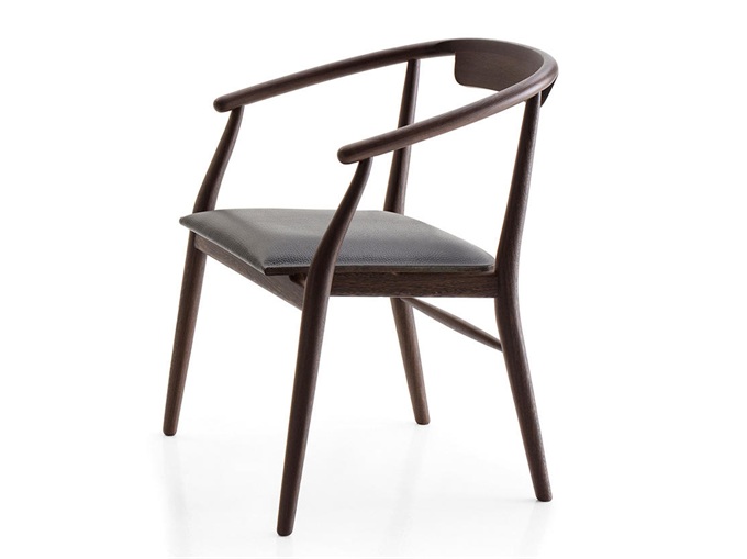 工廠食堂休閑經(jīng)典實(shí)木用餐椅