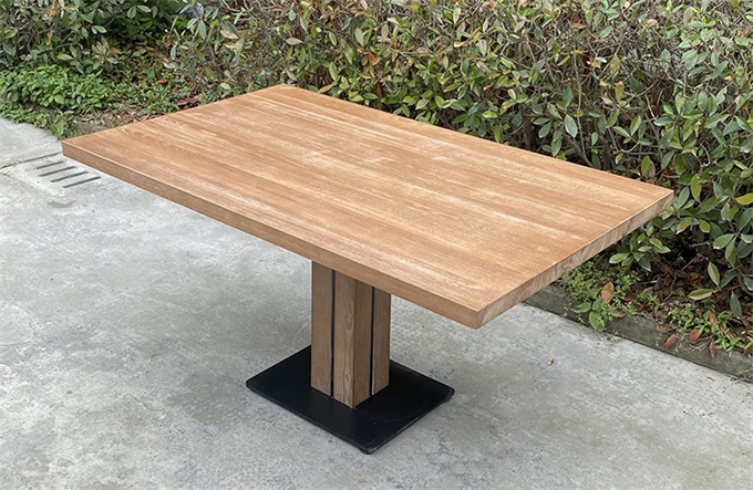 企業(yè)單位員工食堂4人位實木桌椅