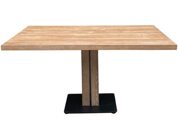 企業單位員工食堂4人位實木桌椅