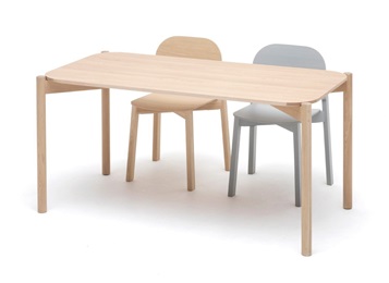 企業(yè)員工食堂4人位現(xiàn)代簡約實木桌椅