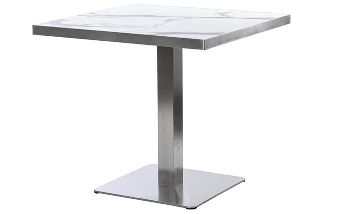 企業(yè)食堂2人位大理石餐桌