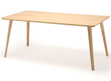 公司企業(yè)單位食堂6人位簡約實木桌椅