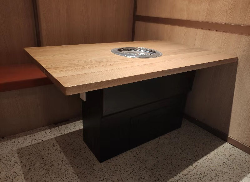 日式燒烤烤肉自助無(wú)煙炭烤桌