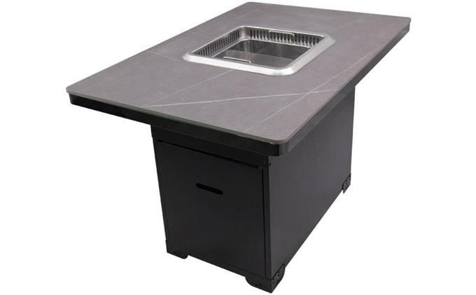 現代火鍋店時尚自吸煙無煙火鍋桌