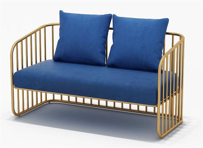 現(xiàn)代歐美風(fēng)金屬西餐廳卡座