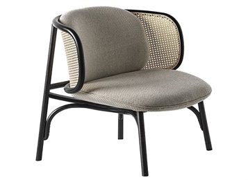 西餐廳茶樓酒店中式創意不銹鋼休閑藤編靠背椅