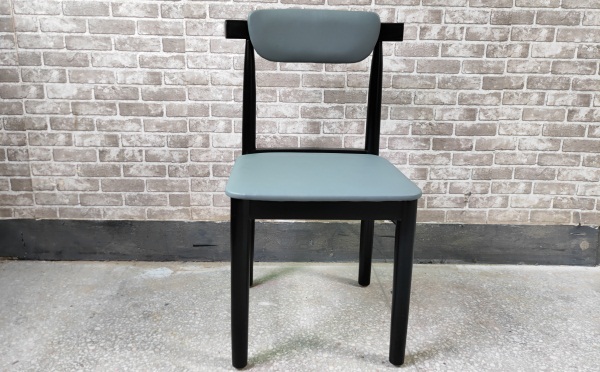 創(chuàng)意風格西餐廳時尚簡約實木牛角椅