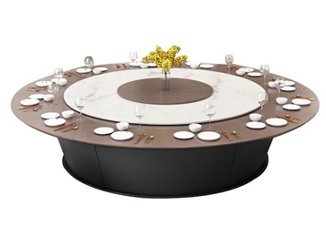 會(huì)所宴會(huì)大理石16人電動(dòng)