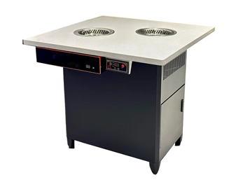 自助餐一人一鍋2人位無煙凈化小火鍋桌