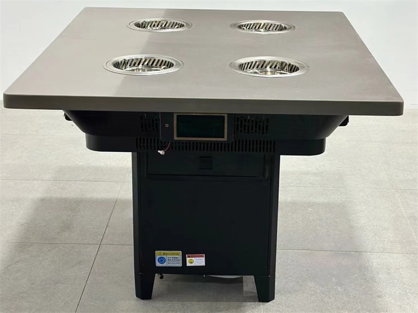 自助餐廳一人一鍋無煙自凈化小火鍋桌