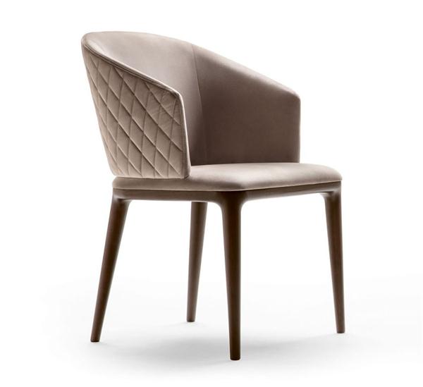 歐式風格輕奢現(xiàn)代實木餐椅時尚單人西餐椅