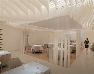 北京蘭頌法式餐廳空間設(shè)計