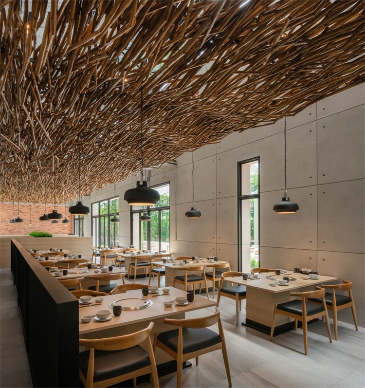 燒烤餐廳空間設(shè)計效果圖