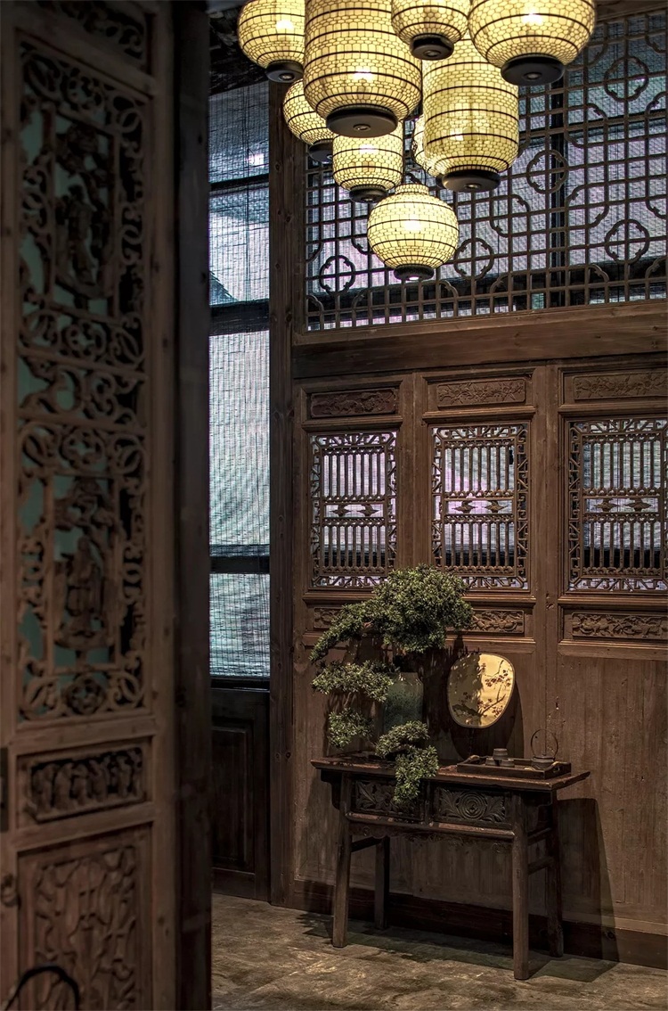 茶社空間設計效果圖