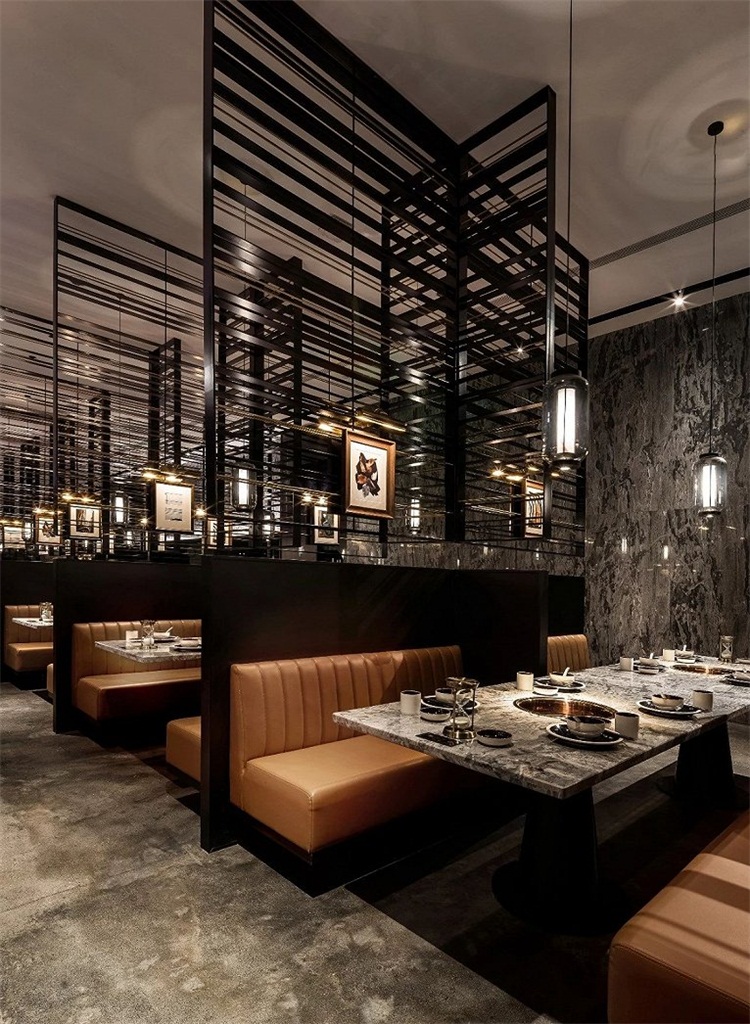 椰子雞火鍋餐廳空間設(shè)計(jì)效果圖