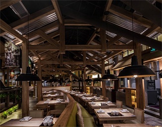 拾味館骨湯餐廳空間設計