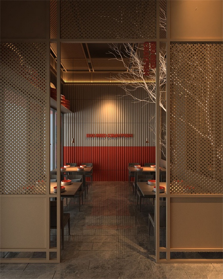 龍蝦餐廳空間設計效果圖