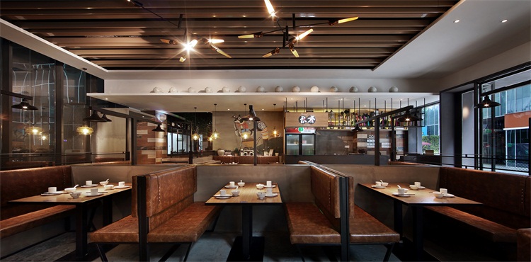粵菜餐廳空間設計效果圖