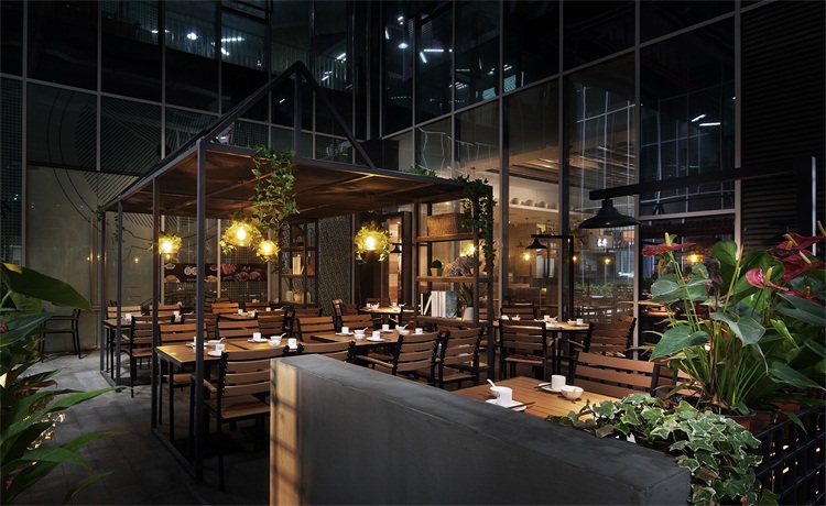 粵菜餐廳空間設計效果圖