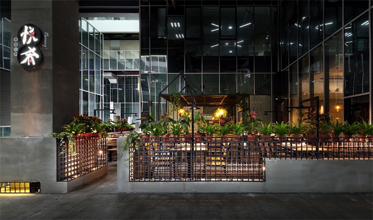 粵菜餐廳空間設計效果圖