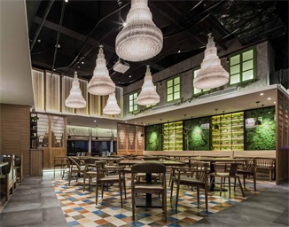 特色餐廳——唐潮碼頭深圳福田店空間設計