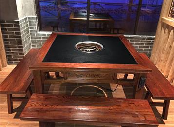 九肴涮火鍋店火鍋桌定做