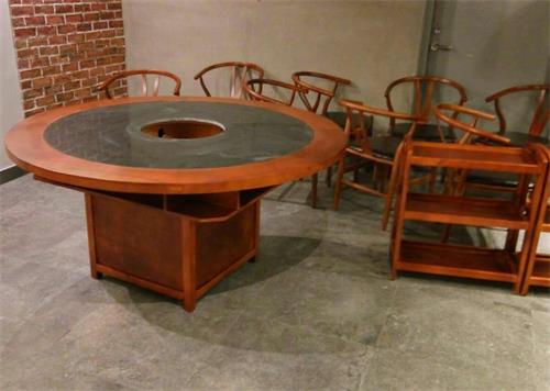 麻辣英雄圓形火鍋桌