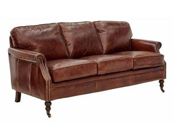 復(fù)古小酒吧工業(yè)風(fēng)皮革卡座沙發(fā)