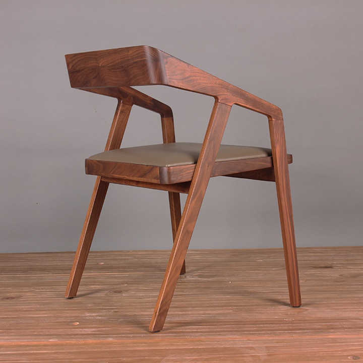 北歐實(shí)木椅