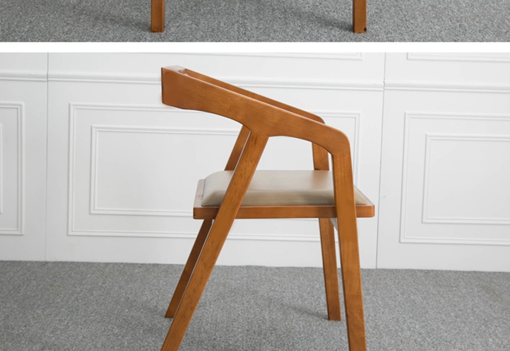 北歐實(shí)木椅