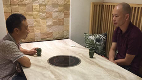 海德利餐飲家具創(chuàng)始人與四季椰林黃總浪漫的約會