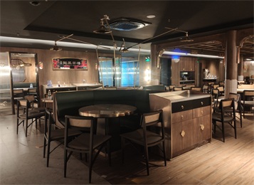 行運龍鳳茶樓古典奢華餐廳家具定做