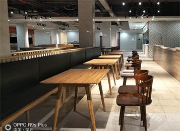 富士康集團員工食堂桌椅家具定做