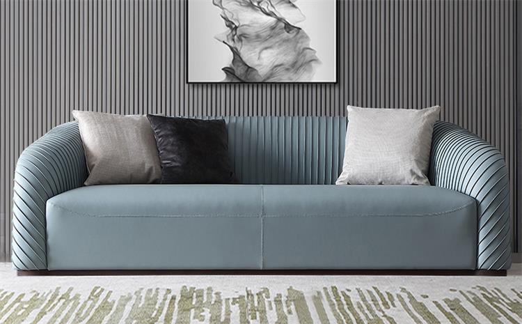 意式極簡真皮沙發單人沙發,帶您進入意式極簡的世界!